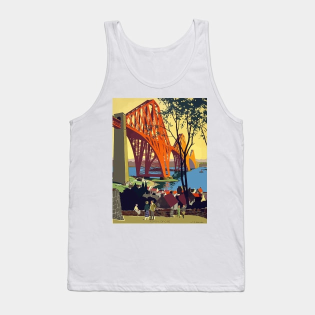 Vintage Travel - The Flying Scotsman Tank Top by Culturio